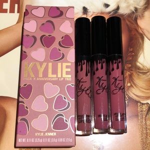 Kylie Posie K Anniversary Lip Trio BRAND NEW